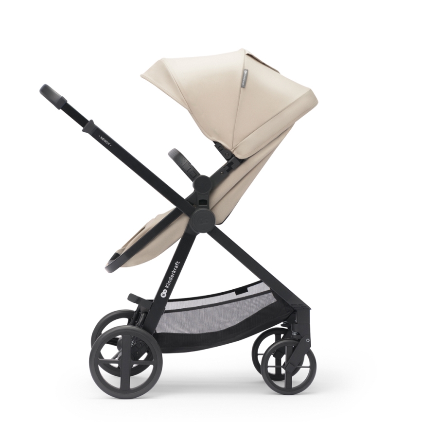 KINDERKRAFT - Kombinirana kolica 3u1 NEWLY Sand beige + autosjedalica MINK PRO