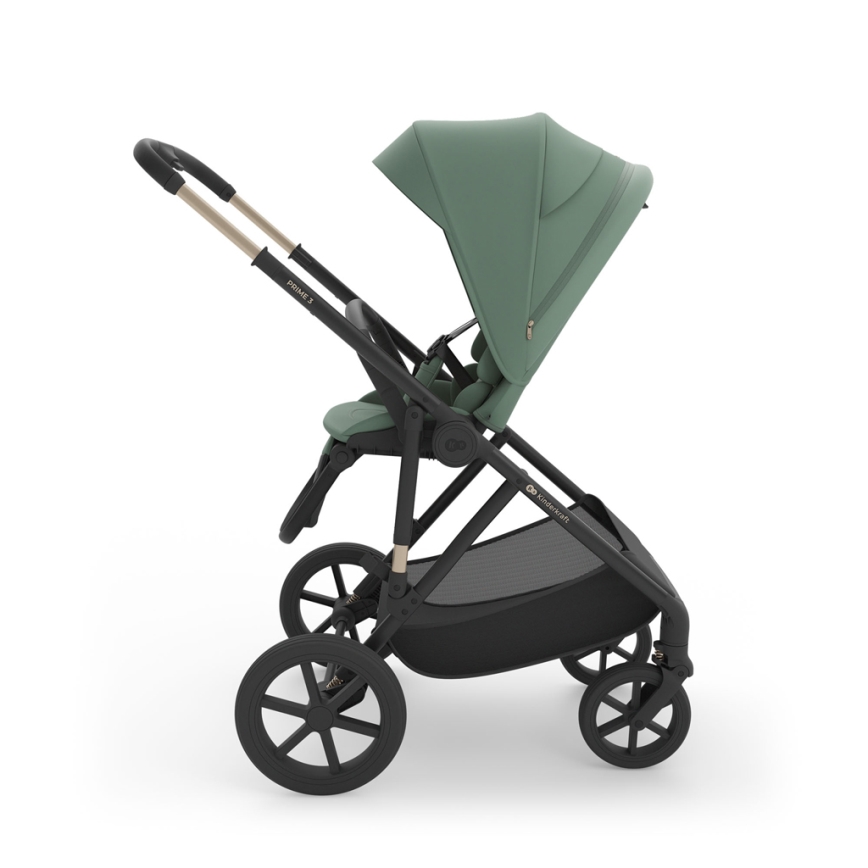 KINDERKRAFT - Kombinirana kolica 3u1 PRIME 3 Tamno zelena