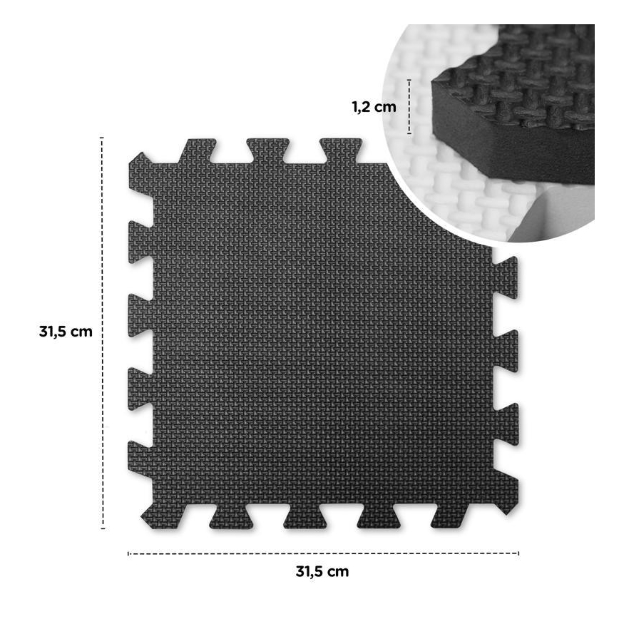 KINDERKRAFT - Pjenasti puzzle LUNO 30 komada siva/žuta
