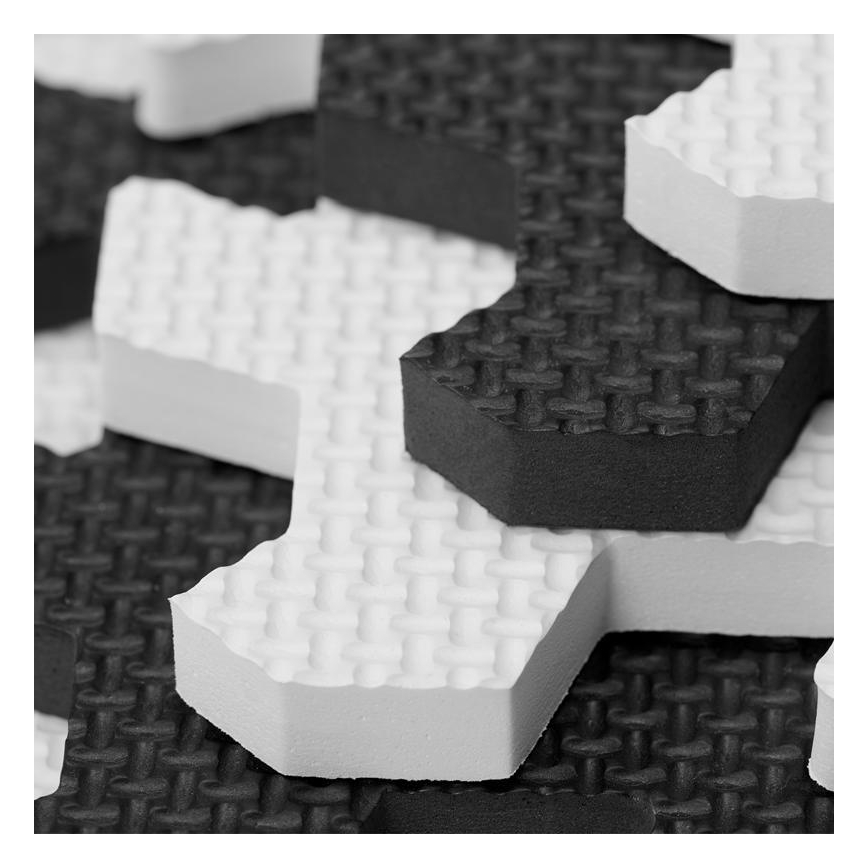 KINDERKRAFT - Pjenaste puzzle LUNO 30kom crna/bijela