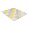 KINDERKRAFT - Pjenasti puzzle LUNO 30 komada siva/žuta
