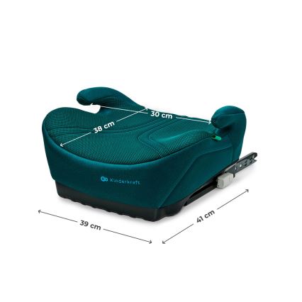 KINDERKRAFT - Podižna sjedalica za auto I-BOOST 2 PRO i-Size 125–150 cm tirkizna