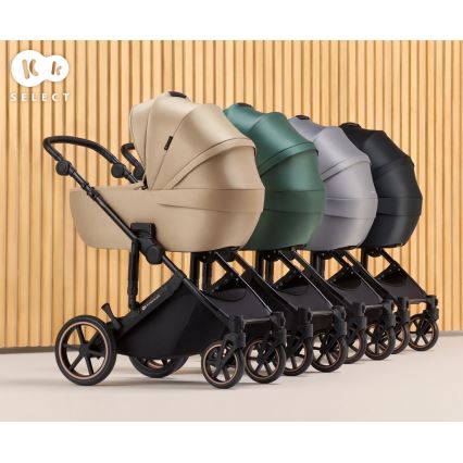 KINDERKRAFT - Kombinirani dječji kolica 2u1 PRIME 2 crna