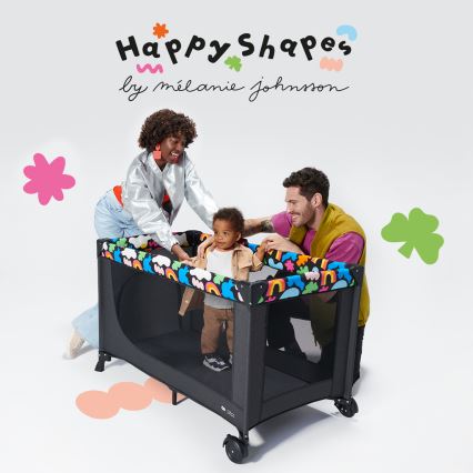 KINDERKRAFT - Putni krevetić JOY 2 Happy shapes
