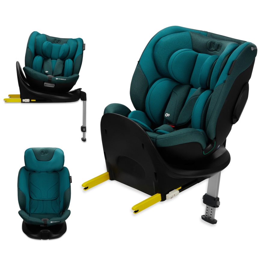 KINDERKRAFT SELECT - Autosjedalica s rotirajućom bazom I-FIX (40-150 cm) Harbor plava