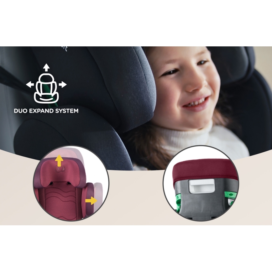KINDERKRAFT SELECT - Autosjedalica XPAND 2 i-Size (100-150 cm) Premium Cherry pearl