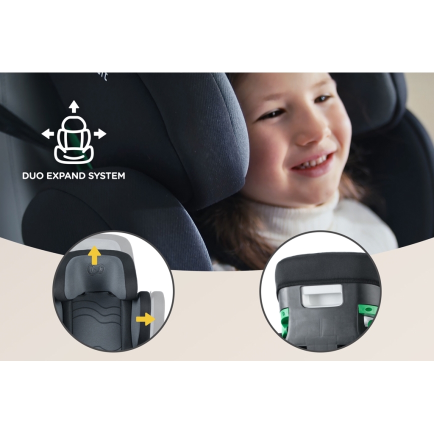 KINDERKRAFT SELECT - Autosjedalica XPAND 2 i-Size (100-150cm) Premium Graphite black
