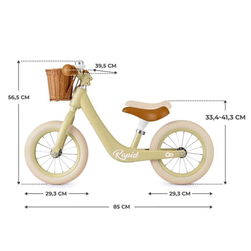 KINDERKRAFT SELECT - Bicikl guralica RAPID2 Savannah green