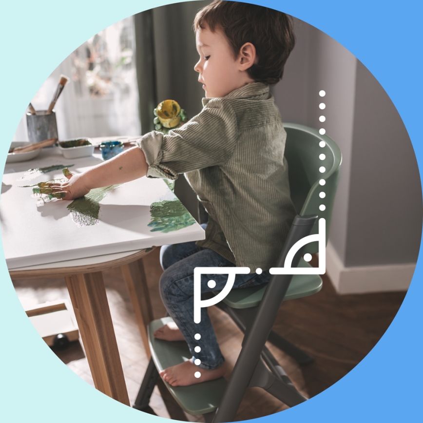 KINDERKRAFT SELECT - Dječja hranilica 3u1 LIVY Premium Aster ružičasta