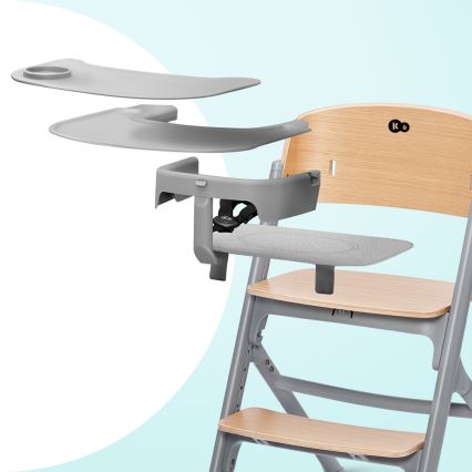 KINDERKRAFT SELECT - Dječja hranilica 3u1 LIVY Premium hrast