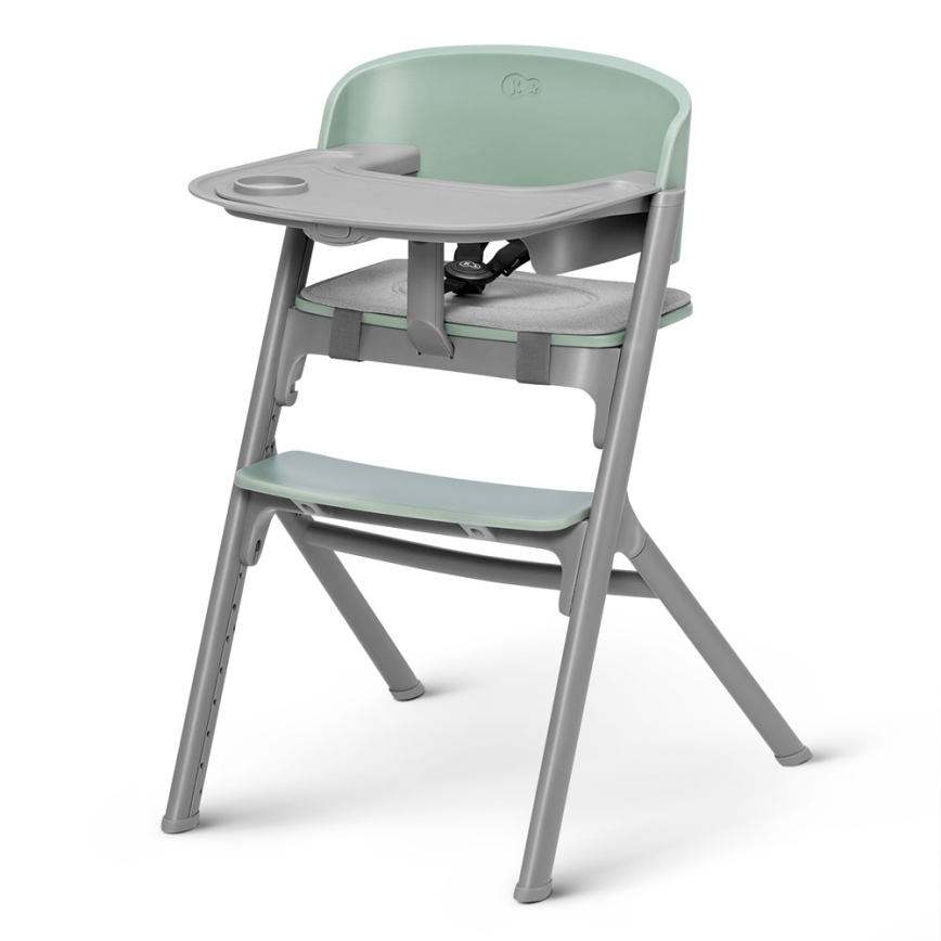 KINDERKRAFT SELECT - Dječja hranilica 3u1 LIVY Premium Olive green + ležaljka CALMEE