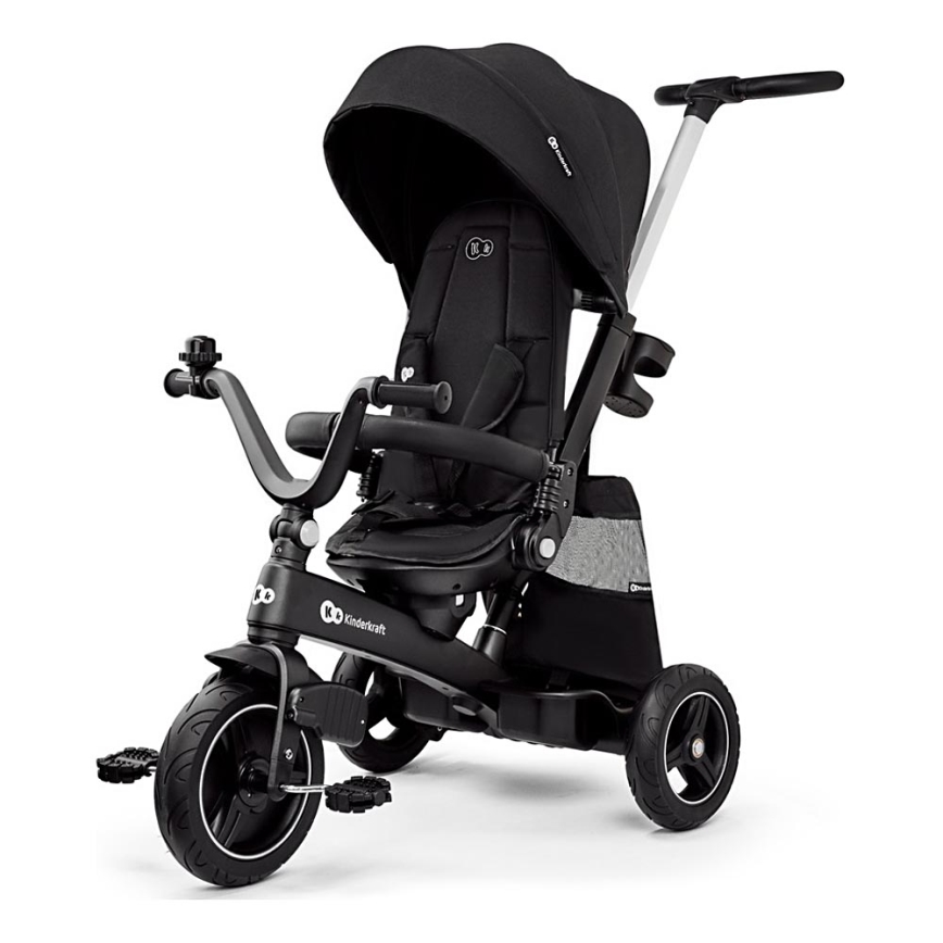 KINDERKRAFT SELECT - Dječji tricikl 5u1 EASYTWIST Premium crna