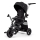 KINDERKRAFT SELECT - Dječji tricikl 5u1 EASYTWIST Premium crna