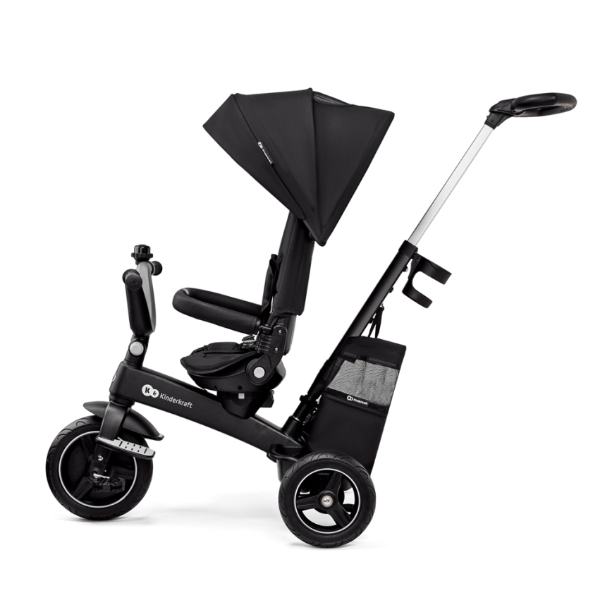 KINDERKRAFT SELECT - Dječji tricikl 5u1 EASYTWIST Premium crna