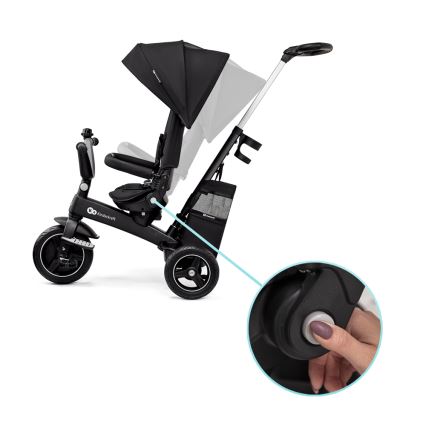 KINDERKRAFT SELECT - Dječji tricikl 5u1 EASYTWIST Premium crna