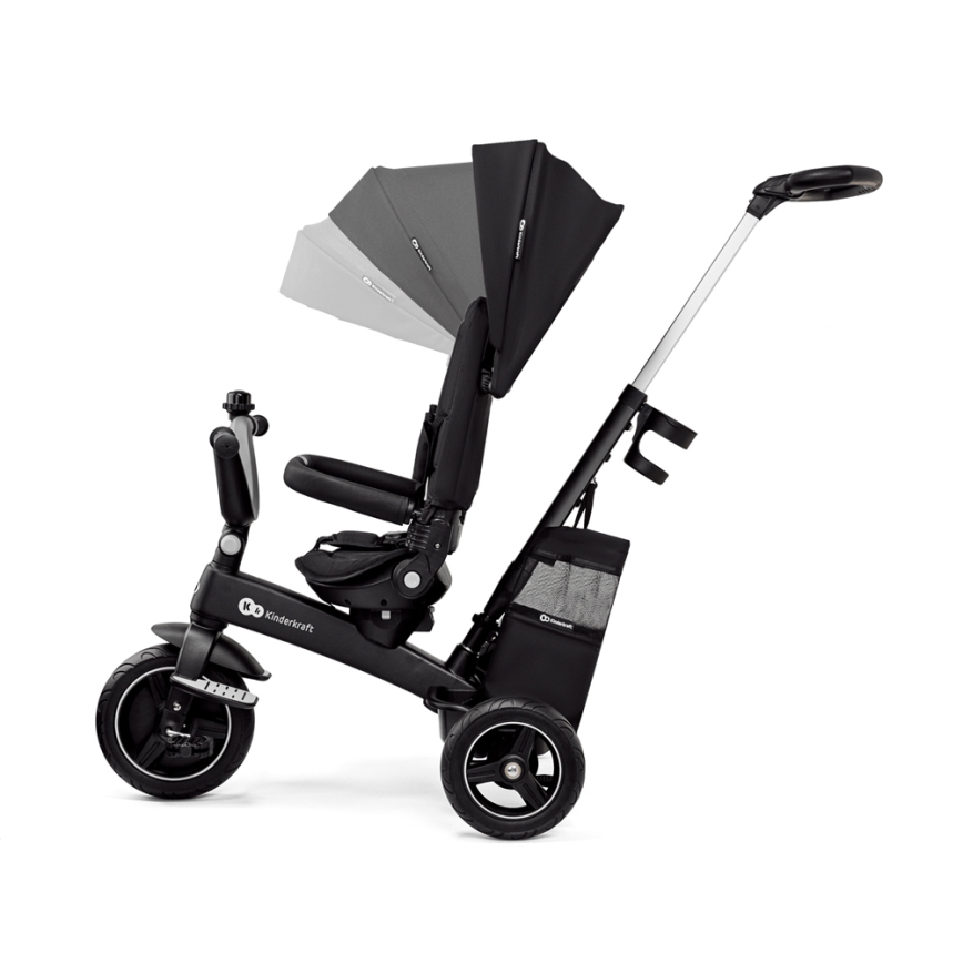 KINDERKRAFT SELECT - Dječji tricikl 5u1 EASYTWIST Premium crna