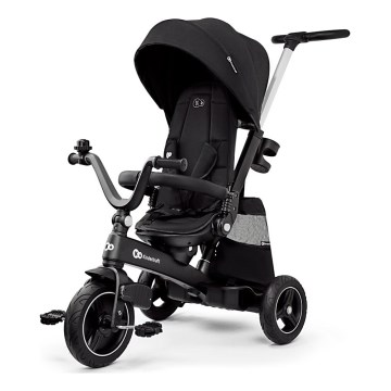 KINDERKRAFT SELECT - Dječji tricikl 5u1 EASYTWIST Premium crni