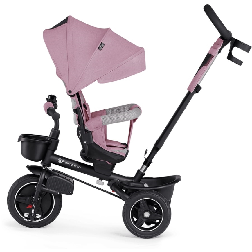 KINDERKRAFT - Dječji tricikl 5u1 SPINSTEP ružičasta