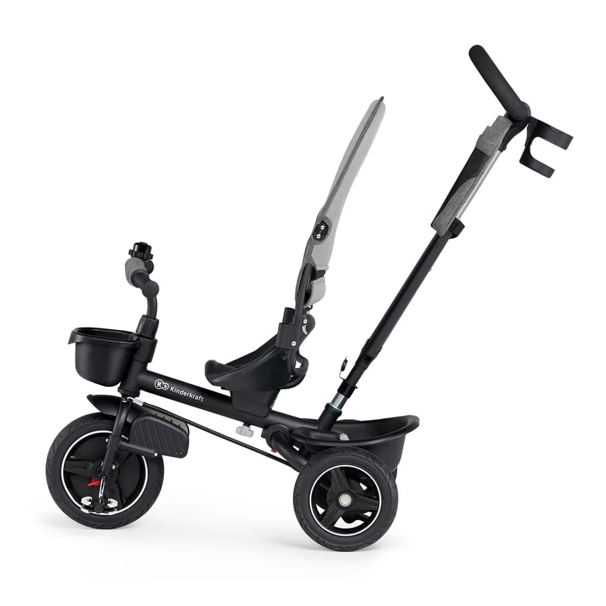 KINDERKRAFT - Dječji tricikl 5u1 SPINSTEP siva