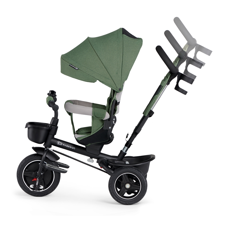 KINDERKRAFT SELECT - Dječji tricikl SPINSTEP Premium zelena