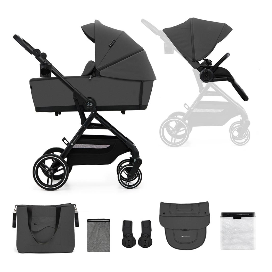 KINDERKRAFT SELECT - Kombinirana kolica 2u1 YOXI Moonlight grey