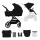 KINDERKRAFT SELECT - Kombinirana kolica 2u1 YOXI Pure black