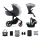 KINDERKRAFT SELECT - Kombinirana kolica 3u1 PRIME 2 Premium Shadow grey + autosjedalica