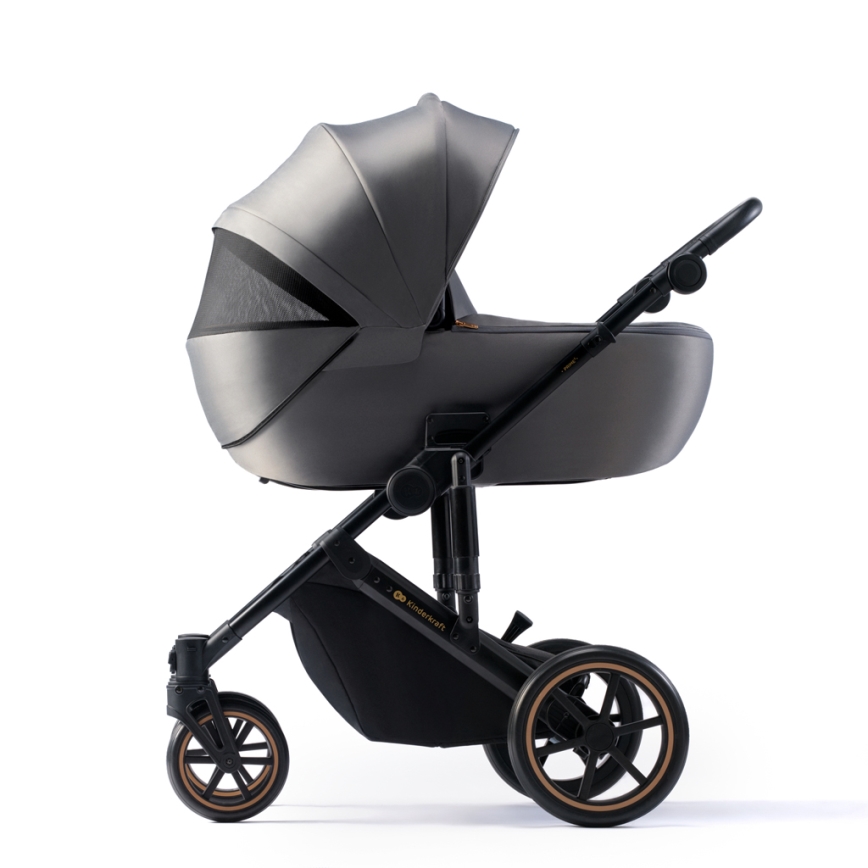 KINDERKRAFT SELECT - Kombinirana kolica 3u1 PRIME 2 Premium Shadow grey + autosjedalica