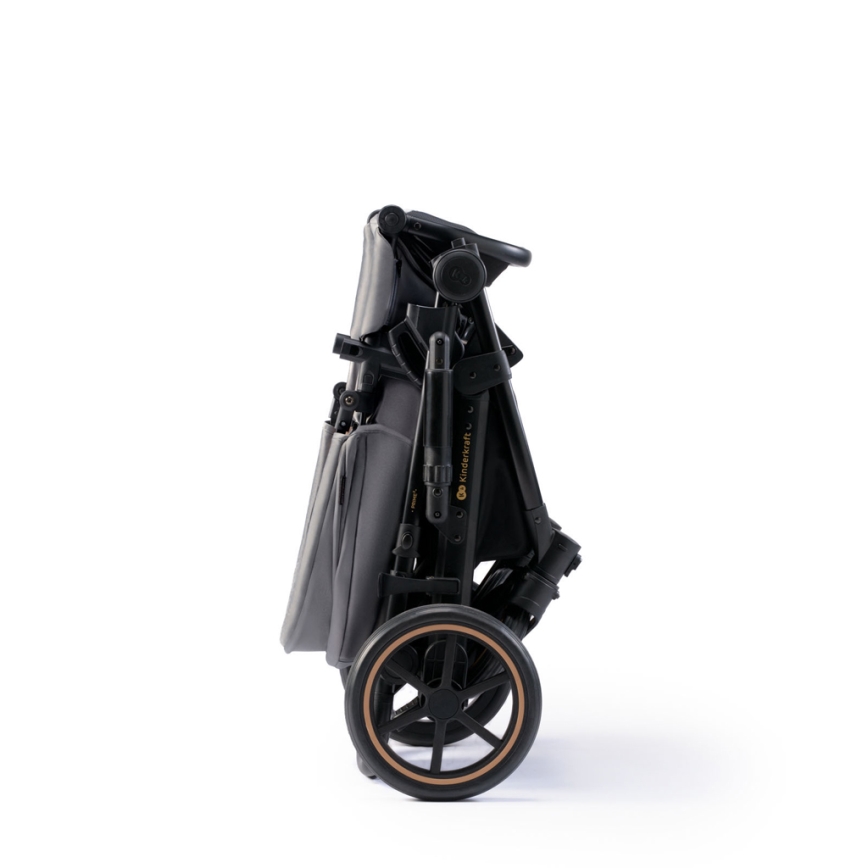 KINDERKRAFT SELECT - Kombinirana kolica 3u1 PRIME 2 Premium Shadow grey + autosjedalica