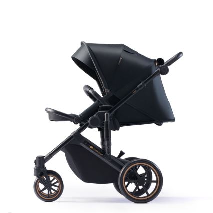 KINDERKRAFT SELECT - Kombinirana kolica 3u1 PRIME 2 Premium Venezian black + autosjedalica