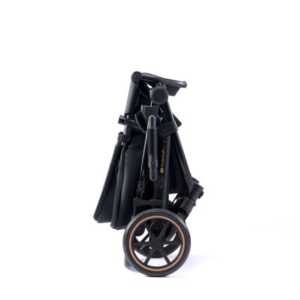 KINDERKRAFT SELECT - Kombinirana kolica 3u1 PRIME 2 Premium Venezian black + autosjedalica