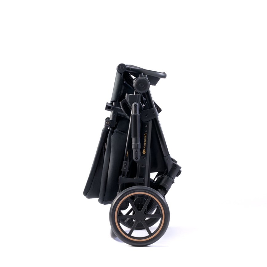 KINDERKRAFT SELECT - Kombinirana kolica 3u1 PRIME 2 Premium Venezian black + autosjedalica