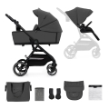 KINDERKRAFT SELECT - Kombinirani dječja kolica 2u1 YOXI Moonlight grey