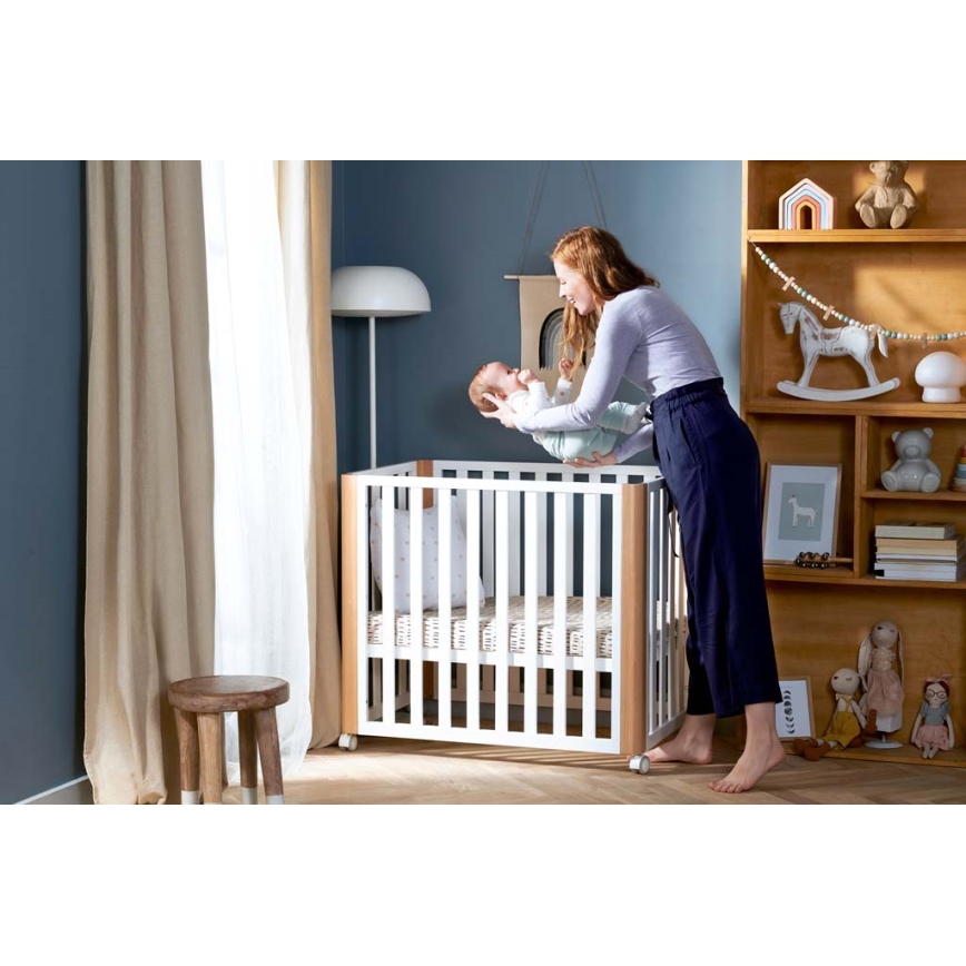 KINDERKRAFT SELECT - KOYA Premium dječji krevetić 4u1 buk/bor
