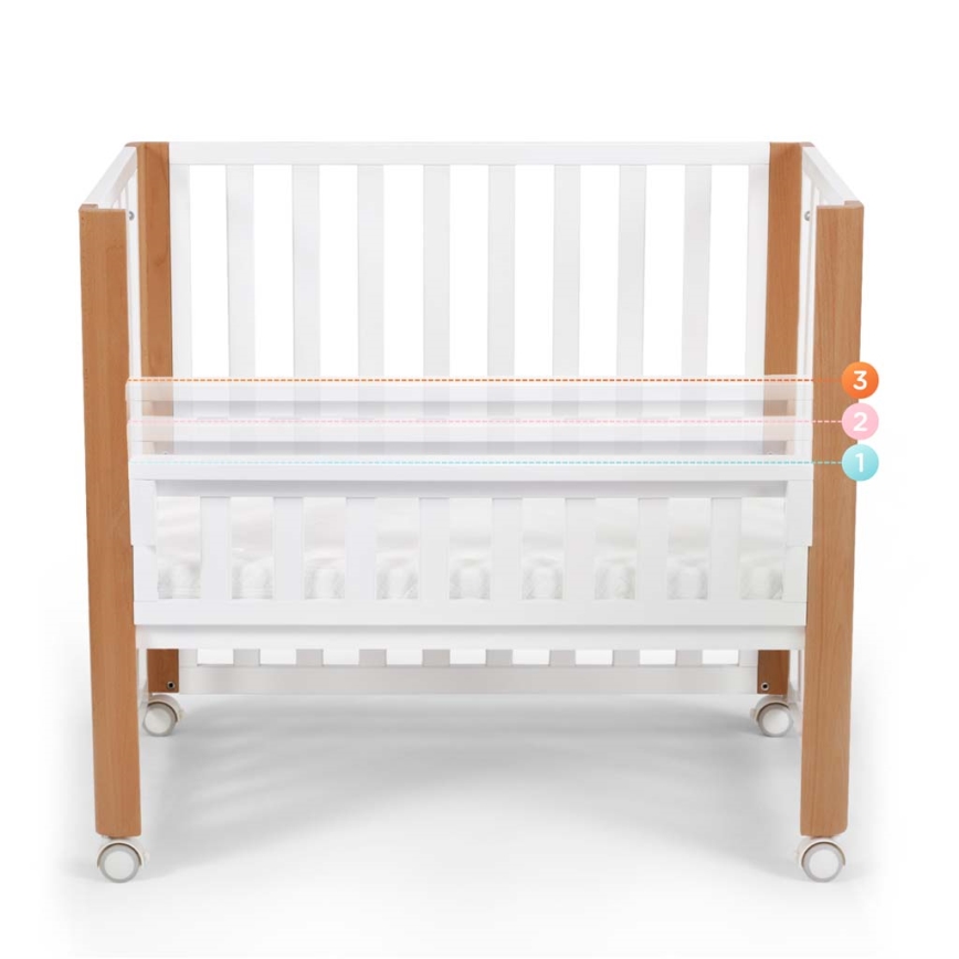 KINDERKRAFT SELECT - KOYA Premium dječji krevetić 4u1 buk/bor