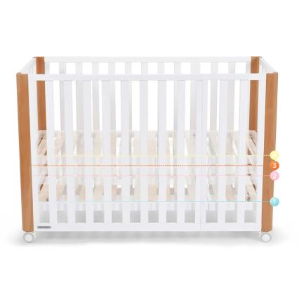 KINDERKRAFT SELECT - KOYA Premium dječji krevetić 4u1 buk/bor