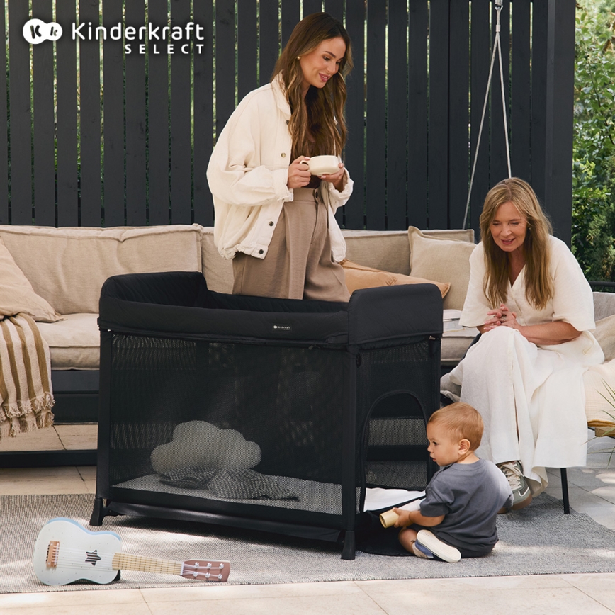 KINDERKRAFT SELECT - Putni krevetić MOON DREAM crna