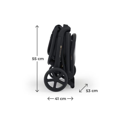KINDERKRAFT SELECT - Sportska dječja kolica NUBI 3 Midnight Black