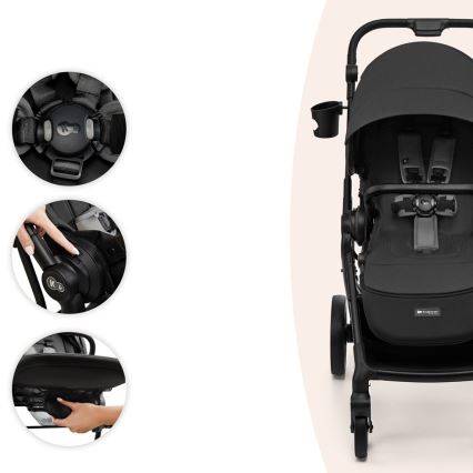 KINDERKRAFT SELECT - Sportska dječja kolica YOXI Moonlight grey