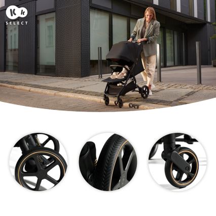 KINDERKRAFT SELECT - Sportska kolica MITZY Ink black