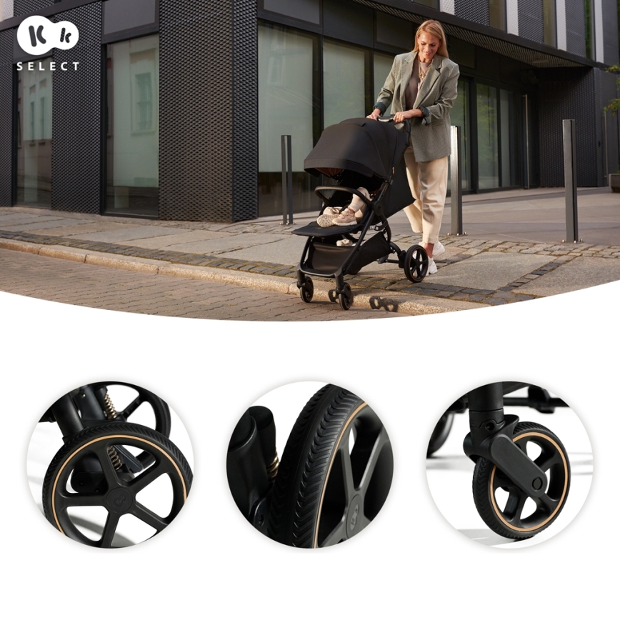 KINDERKRAFT SELECT - Sportska kolica MITZY Ink black