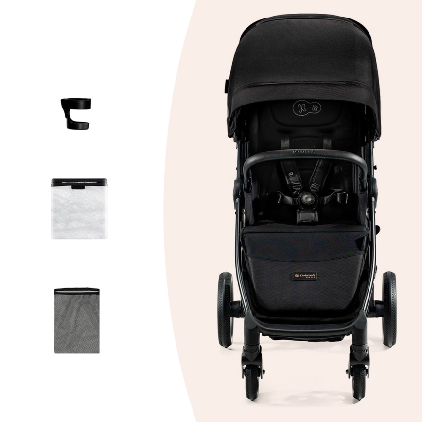 KINDERKRAFT SELECT - Sportska kolica MITZY Ink black