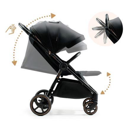KINDERKRAFT SELECT - Sportska kolica MITZY Ink black