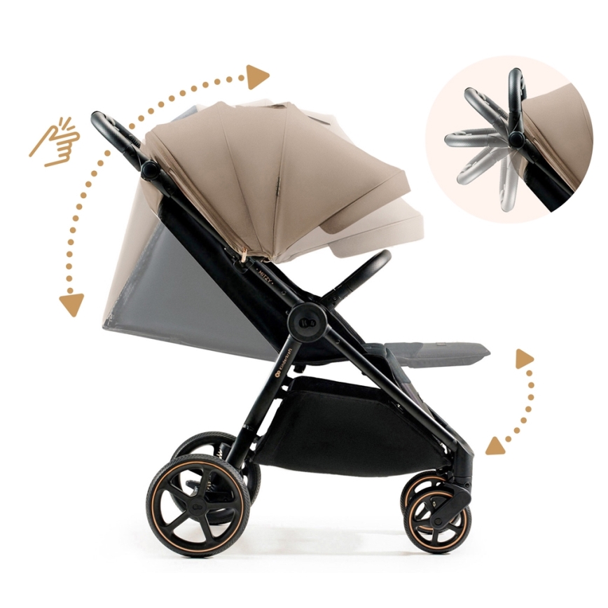 KINDERKRAFT SELECT - Sportska kolica MITZY Linen beige