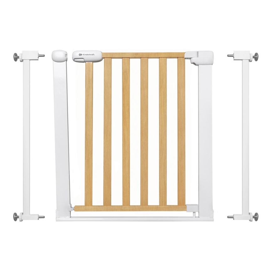 KINDERKRAFT - Sigurnosna ograda LOCK&GO 75-103 cm borovina