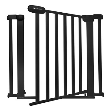 KINDERKRAFT - Sigurnosna ograda LOCK&GO 75-103 cm crna