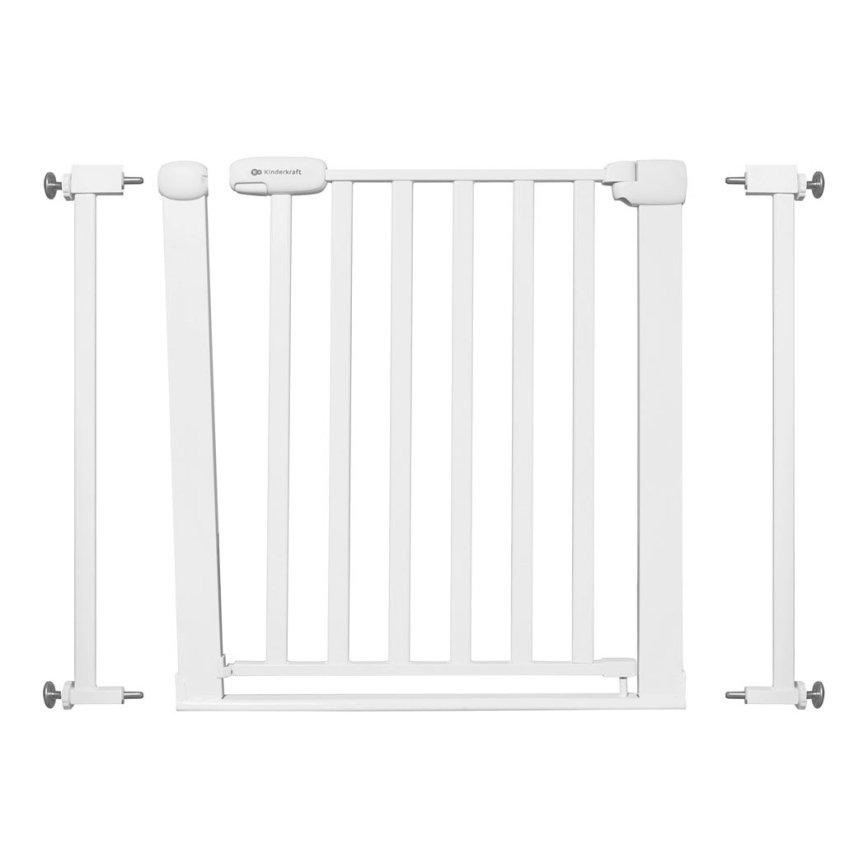 KINDERKRAFT - Sigurnosna pregrada LOCK&GO 75-103 cm bijela