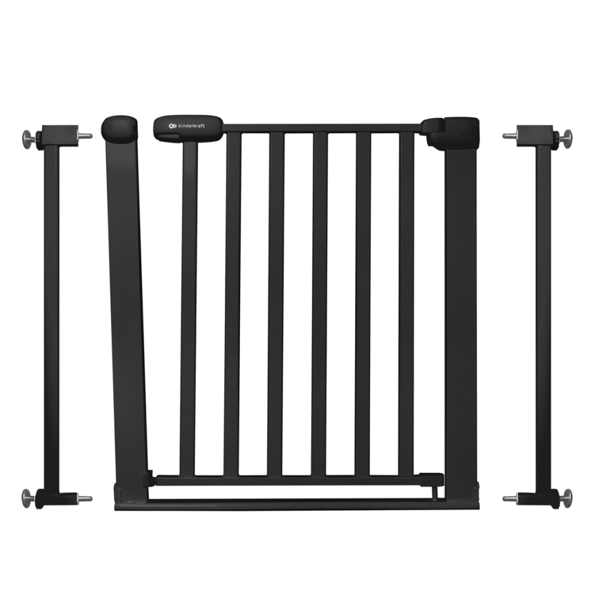 KINDERKRAFT - Sigurnosna pregrada LOCK&GO 75-103 cm crna