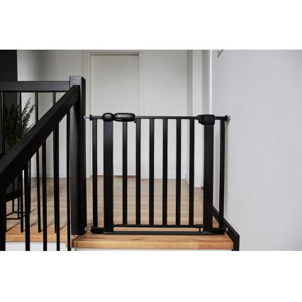 KINDERKRAFT - Sigurnosna ograda LOCK&GO 75-103 cm crna