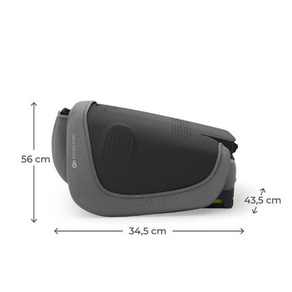 KINDERKRAFT - Sklopiva autosjedalica UNITY 2 i-Size 100-150 cm siva